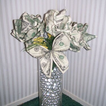 Money Bouquet and Butterfly