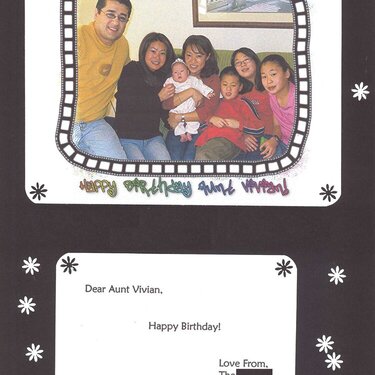 Birthday Card for Vivian