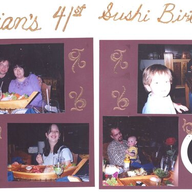 Vivian&#039;s 41st Sushi Birthday
