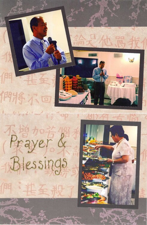 21&amp;22 Prayer &amp; Blessing
