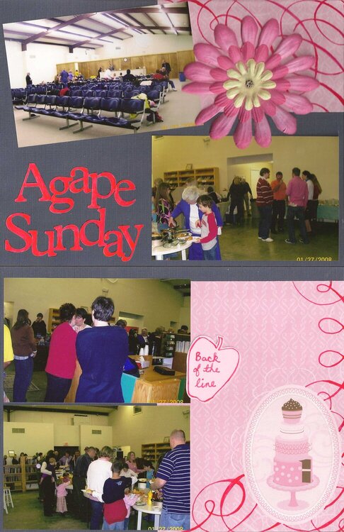 Agape Sunday 1/09