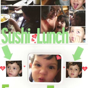 Sushi &amp; Funny Faces