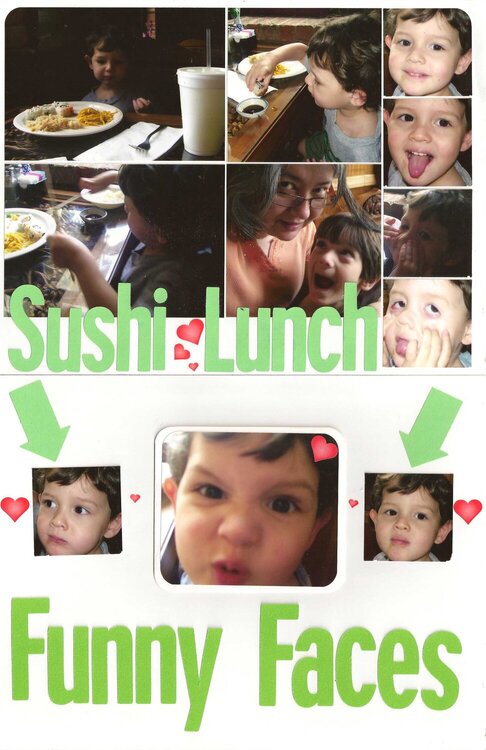 Sushi &amp; Funny Faces