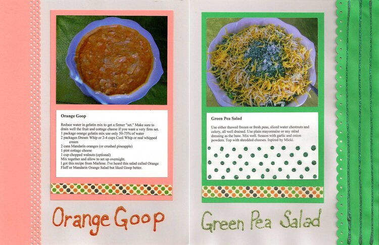 Orange Goop &amp; Green Pea Salad