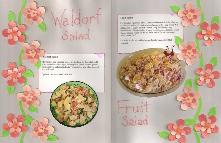 Waldorf Salad &amp; Fruit Salad