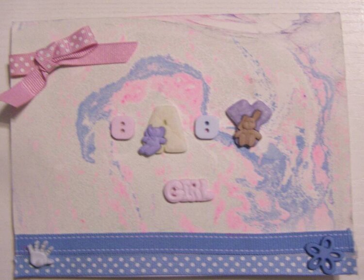 Baby Girl Card