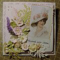 Victorian Thank You Card