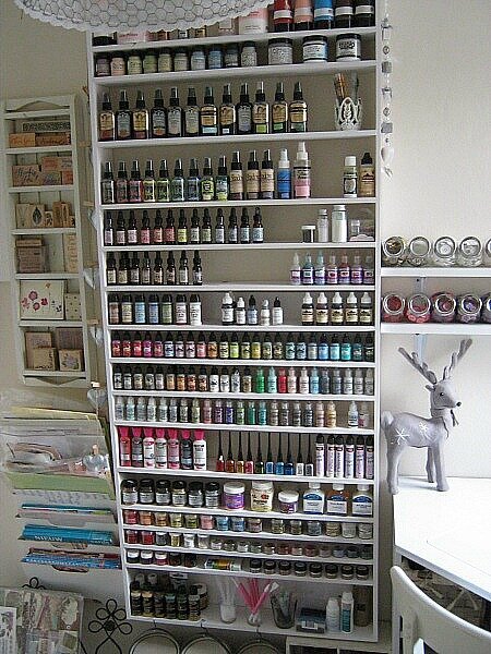 *my scraproom* paint rack