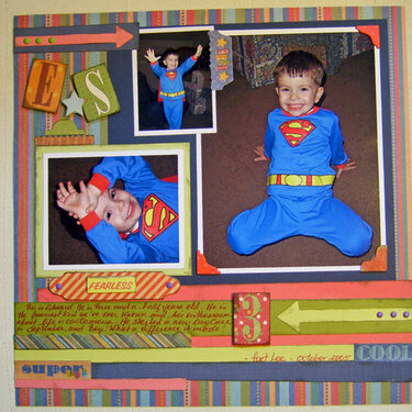 Superman Pajamas-October 2005