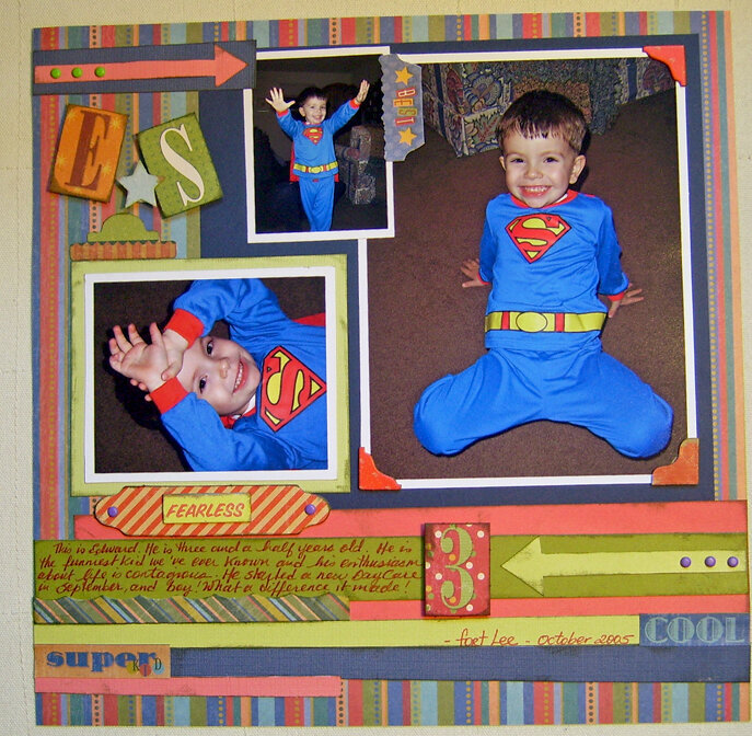 Superman Pajamas-October 2005