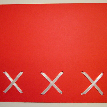 Blank Card Swap - Red