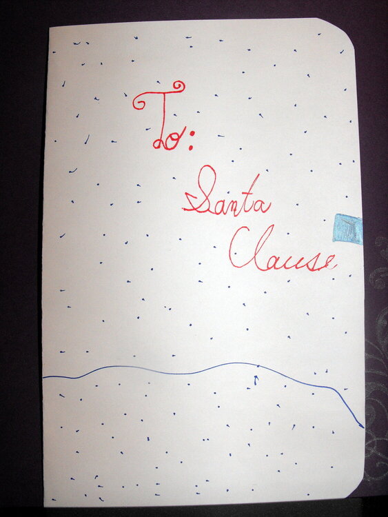 2008-12 #20. Letter to Santa (9 pts)