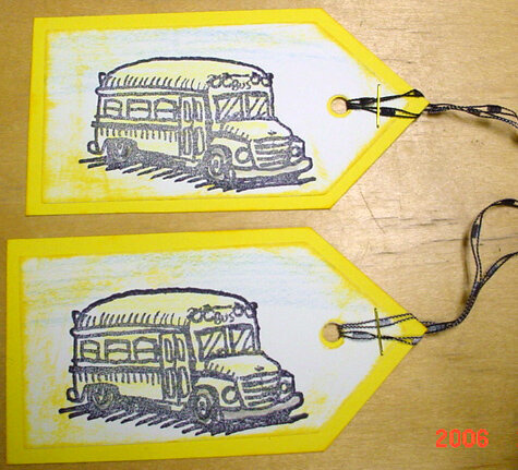 All year swap-School bus tag