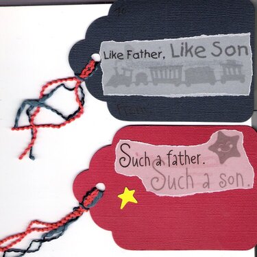 Fathers day tags