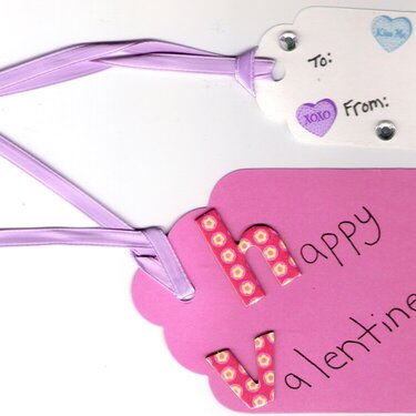 Valentine tags