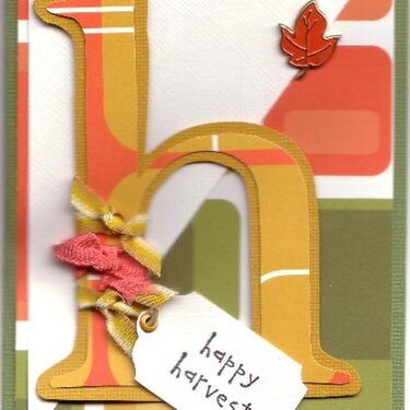 Happy Harvest Card