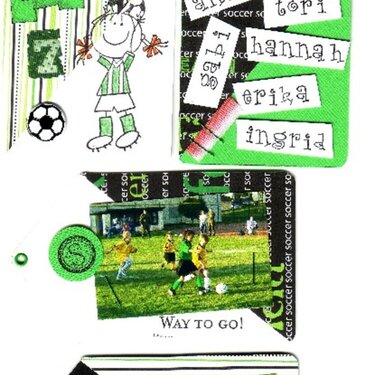 Soccer Tag Memory Book