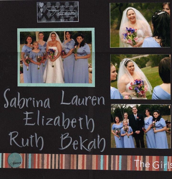 Sara&#039;s Wedding-The Girls