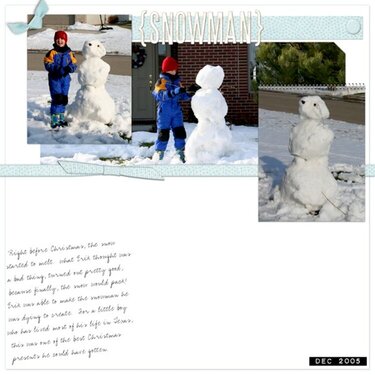 ~ snowman ~