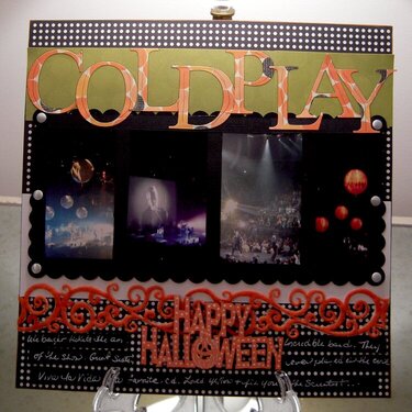 Coldplay Halloween Nite
