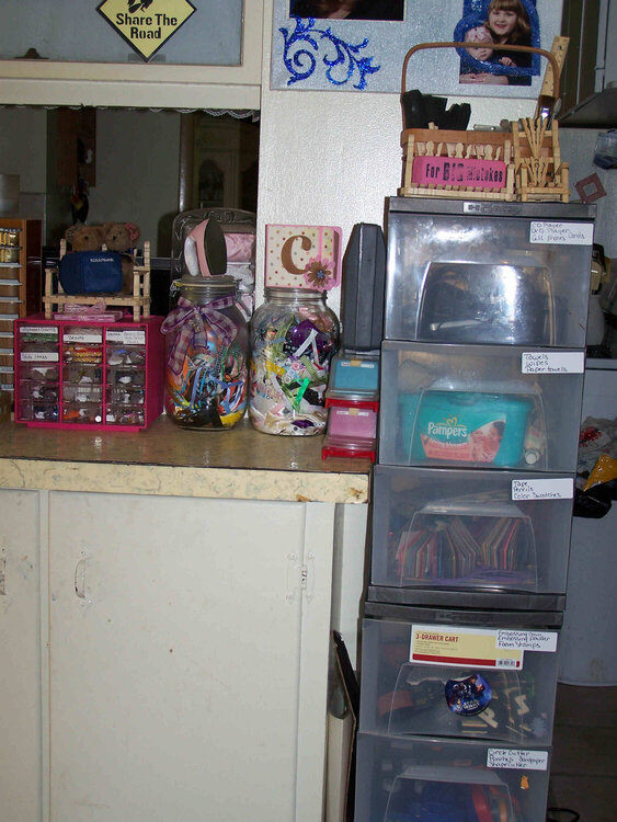 Sizzix, Stamps, and Misc. Storage