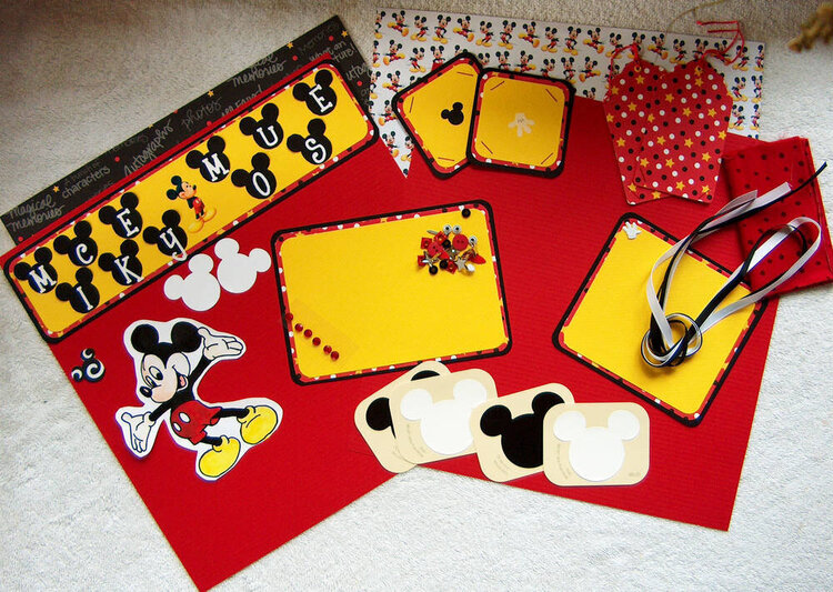Mickey Mouse Mega HUge Page Kit Swap