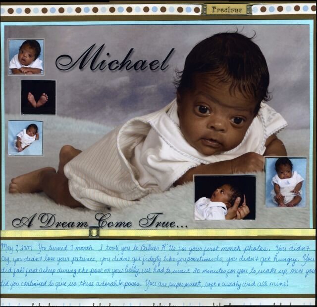 Mikey&#039;s first photo
