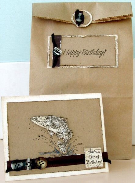 Gift bag a nd b&#039;day card