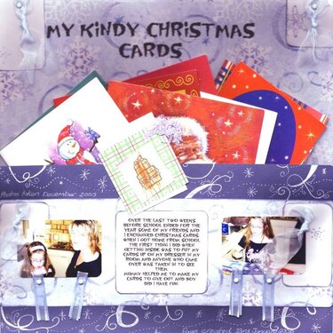my kindy christmas cards