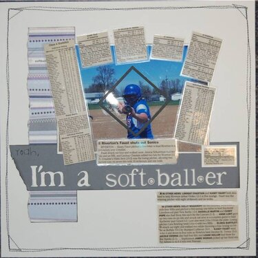 Yeah, I&#039;m a softballer