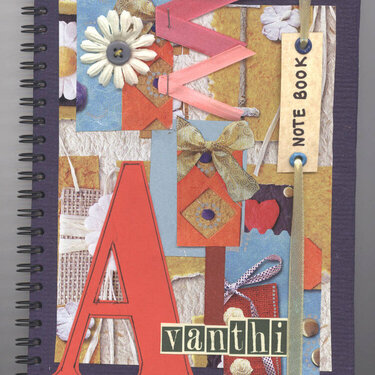 Altered note book covers