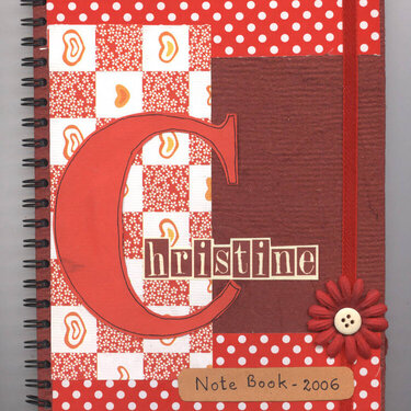 Altered note book covers