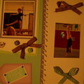 My daughter's beautiful layout for her Gymnastic's album