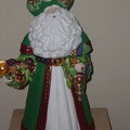 handpainted ceramic santa