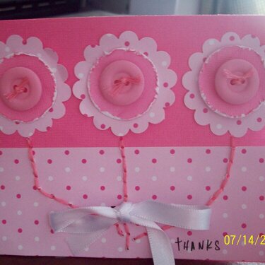 all pink card