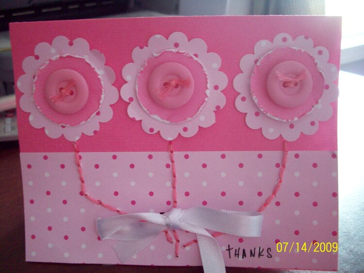 all pink card