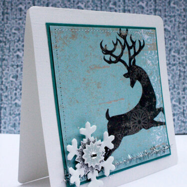 REINDEER CARD