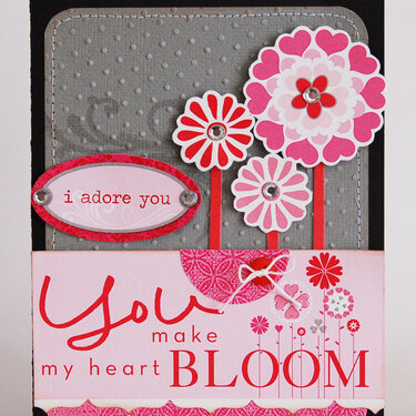 You Make my Heart Bloom card LYB Sweet Love collection
