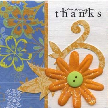 &#039;many thanks&#039; card making rubons by deja views