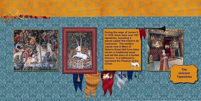 2014, the Unicorn Tapestries at Stirling Castle