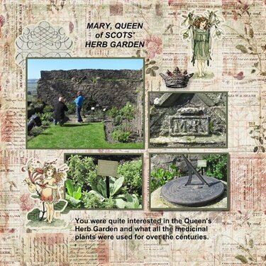 2014, Stirling Castle - Mary&#039;s Herb Garden