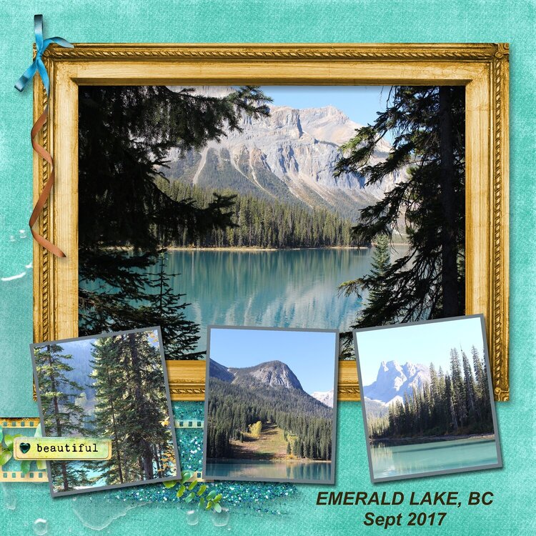 2017 - Emerald Lake - Most Memorable Moment, Travel - E