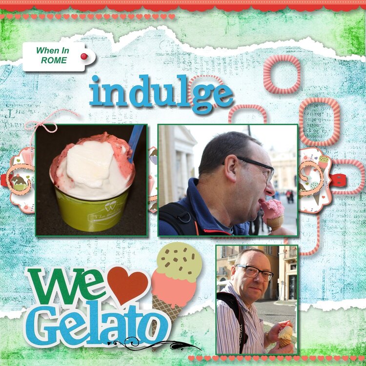 2018 - Rome - Gelato - February Challenge - Indulge