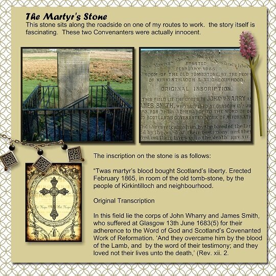 2019 The Martyrs Stone Kirkintilloch Scotland