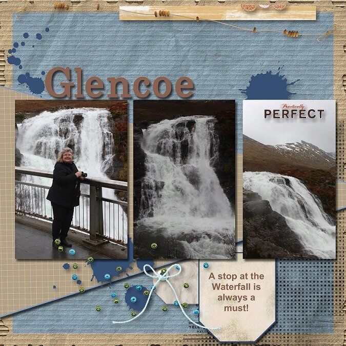 2020, Scotland - Birthday Road Trip - Glencoe Waterfalls