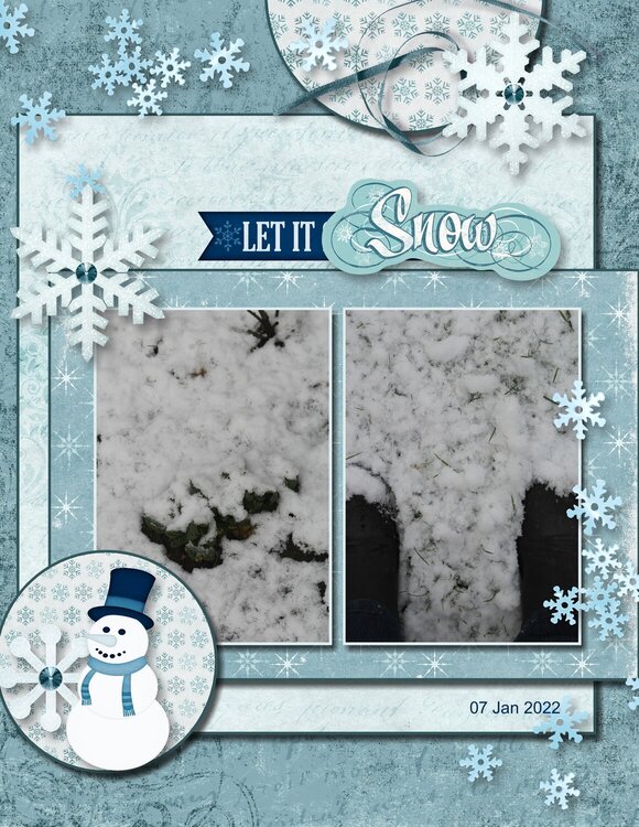 2022 - January Sketch 2 - Let It Snow