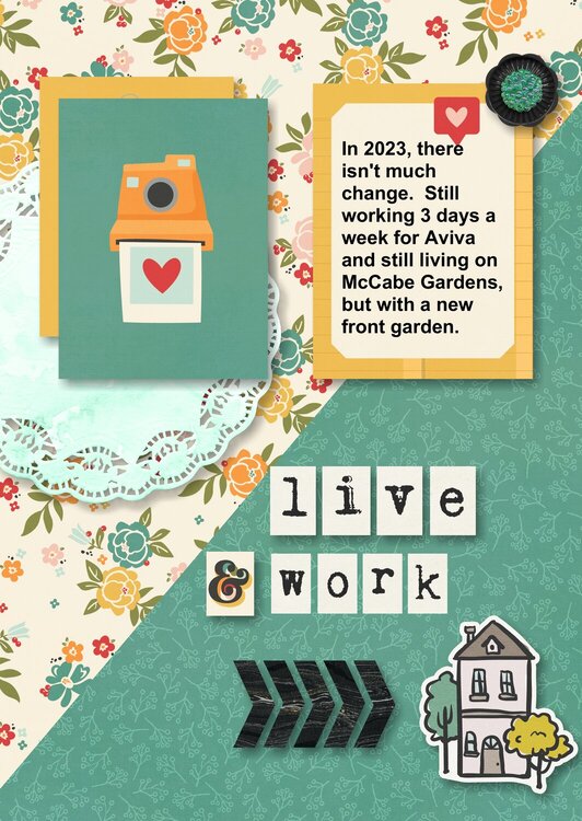 2023 - Live and Work - SImple Stories Hello Today