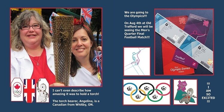 2012 Olympics, 2 pager Torch and Tickets