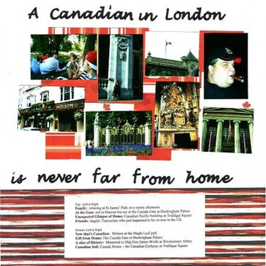 2006 - A Canadian in London is never far form home