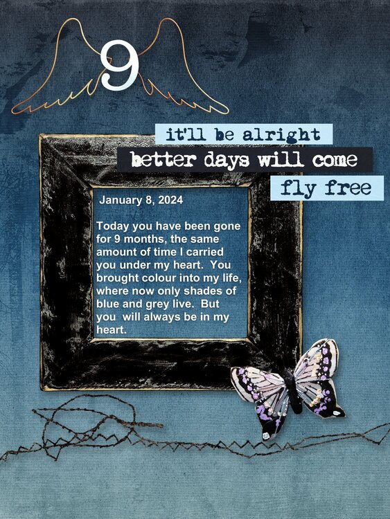 2024 - 8 - Grief Journal - Fly Free